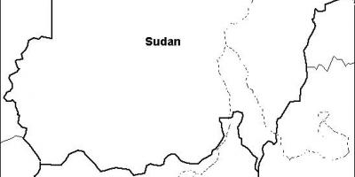 Карта на Судан празно